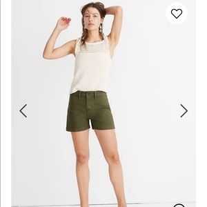 Madewell Emmett Shorts in Loden (green)